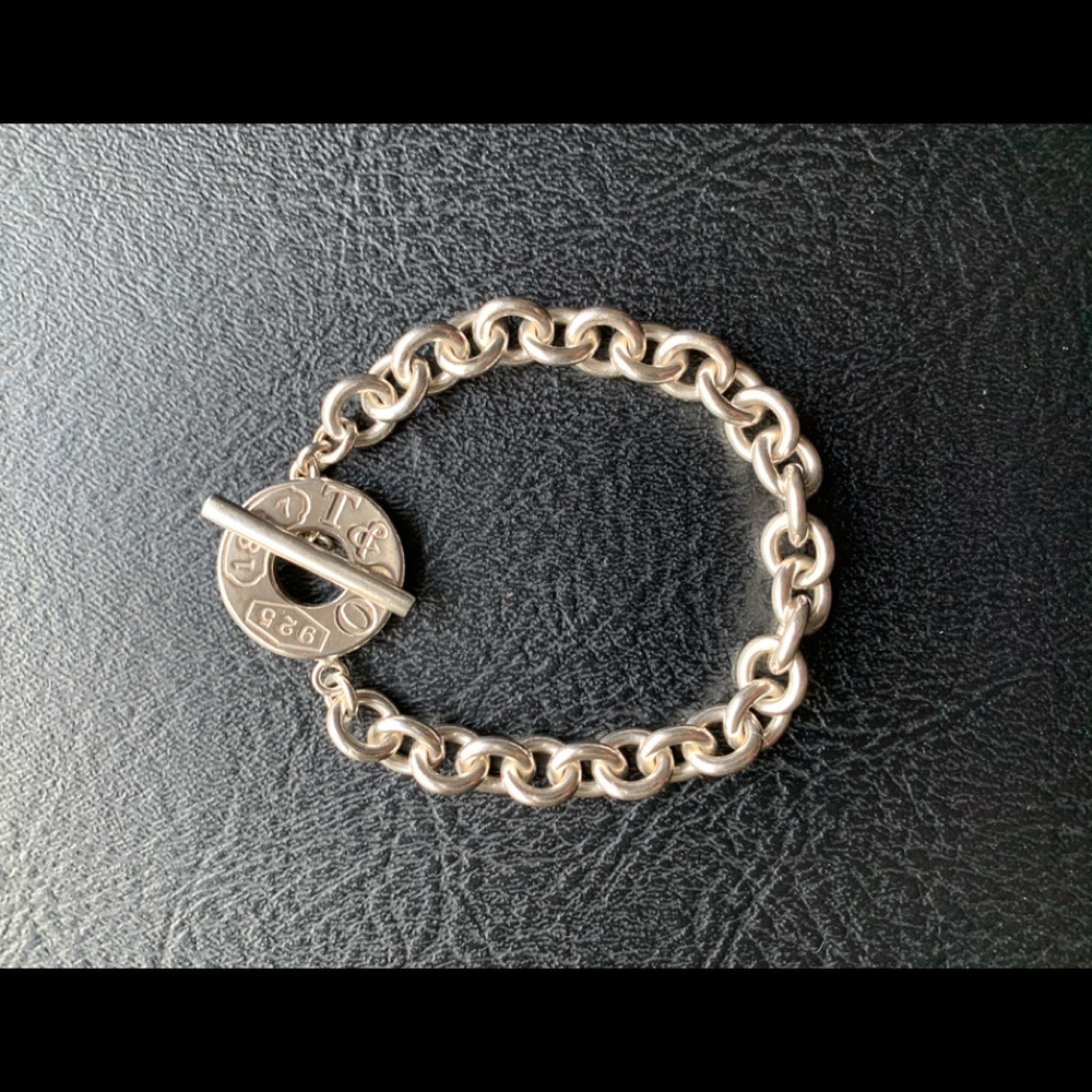 Tiffany & Co 1837 Sterling Silver Toggle Bracelet
